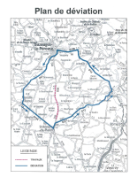 itinéraire de déviation